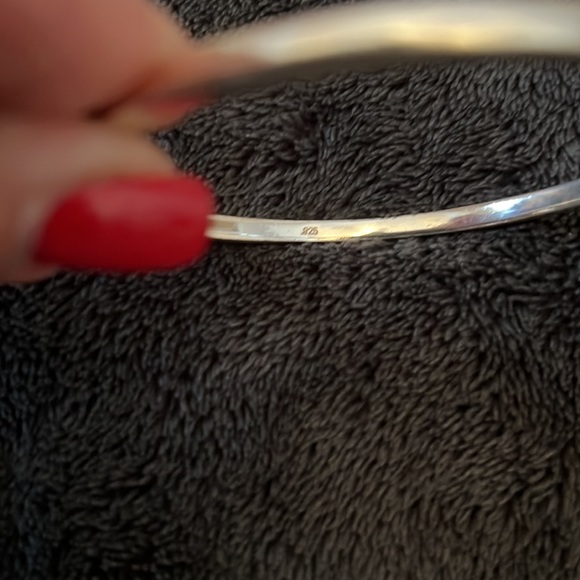 COACH Sterling Silver Bangle Bracelet - Picture 3 of 4